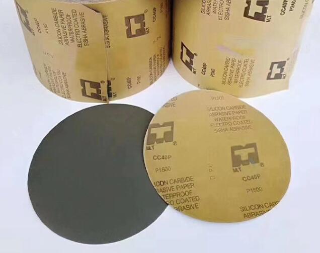 Wet sanding discs